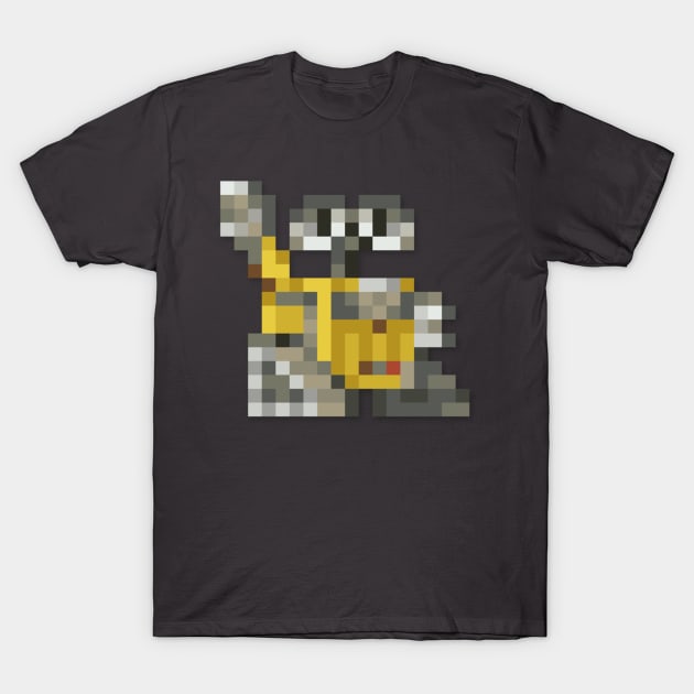 WALL-E low-res pixelart T-Shirt by JinnPixel